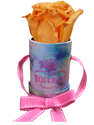 1 Rose Round - Tie Dye