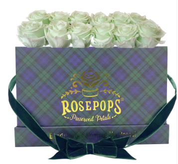 12 Roses Rectangle - Blackwatch Plaid