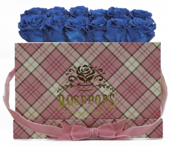 12 Roses Rectangle - Preppy Pink