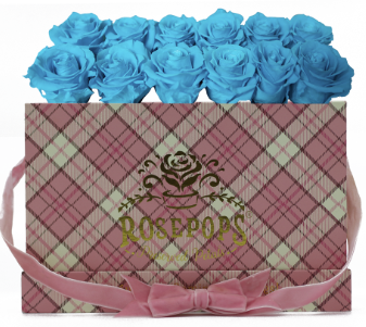 12 Roses Rectangle - Preppy Pink