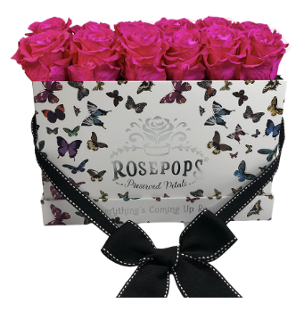 12 Roses Rectangle - Butterfly