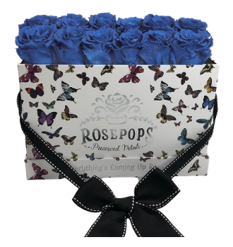 12 Roses Rectangle - Butterfly