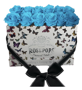 12 Roses Rectangle - Butterfly