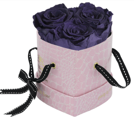3 Roses Heart- Pink Croc