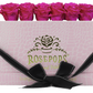 6 Roses Rectangle - Pink Croc
