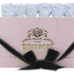 6 Roses Rectangle - Pink Croc