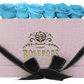 6 Roses Rectangle - Pink Croc