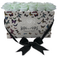6 Roses Rectangle - Butterfly