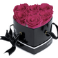 6 Roses Heart- Black Lacquer