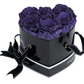 6 Roses Heart- Black Lacquer