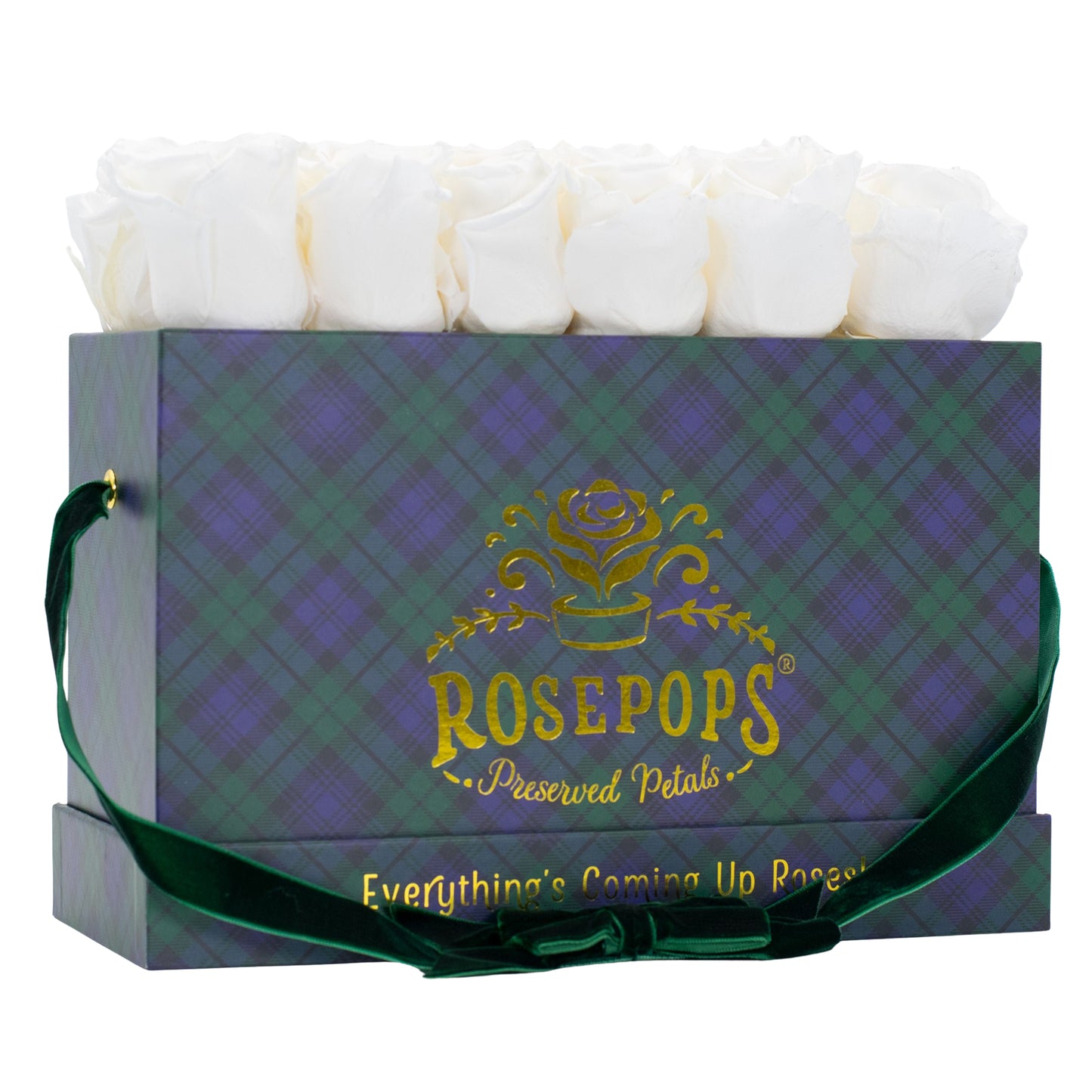 12 Roses Rectangle - Blackwatch Plaid