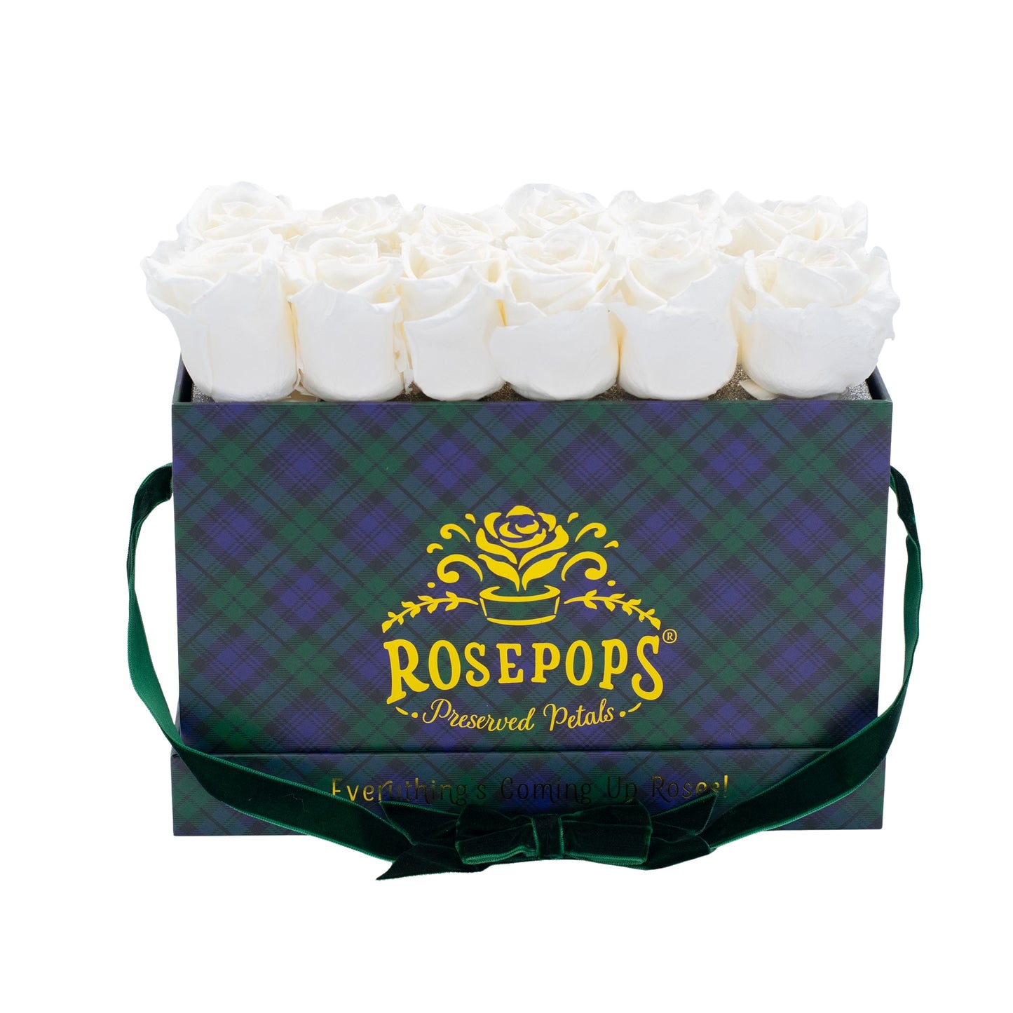 12 Roses Rectangle - Blackwatch Plaid