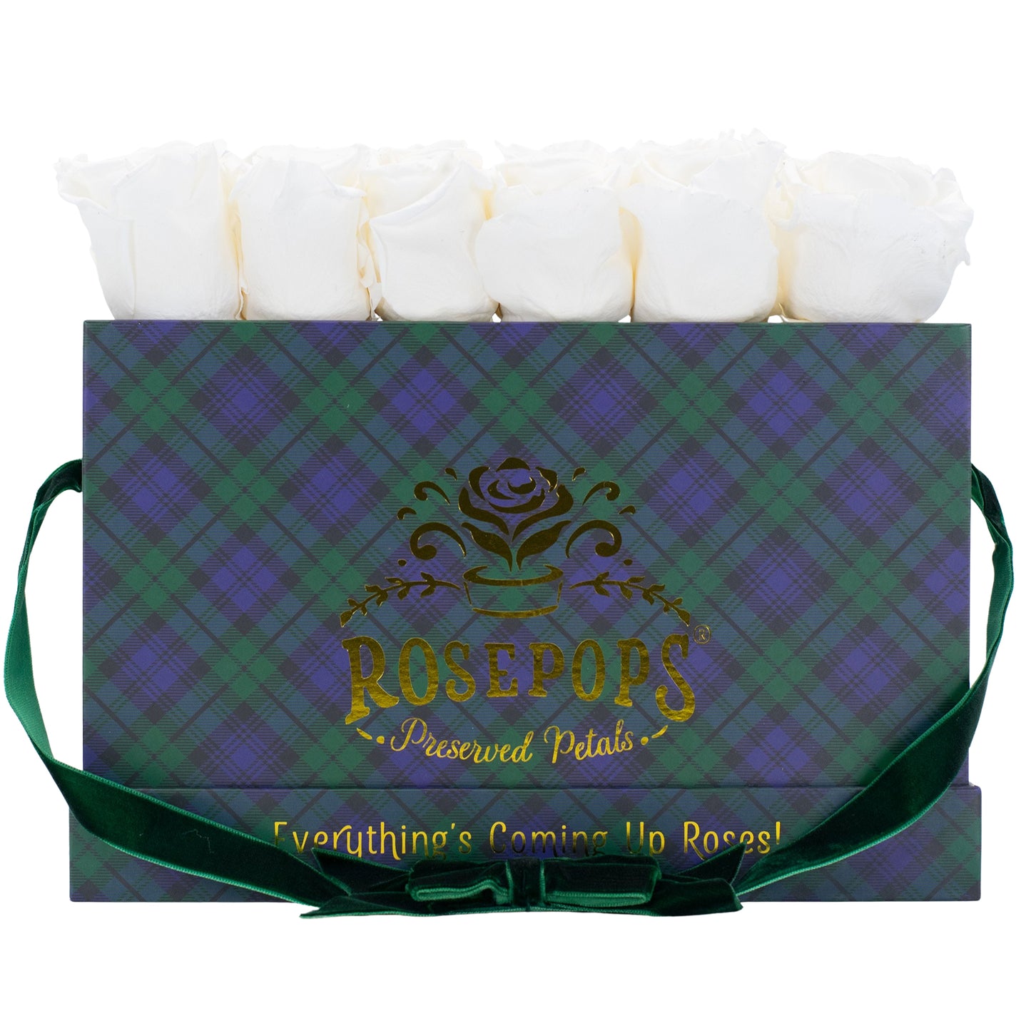 12 Roses Rectangle - Blackwatch Plaid