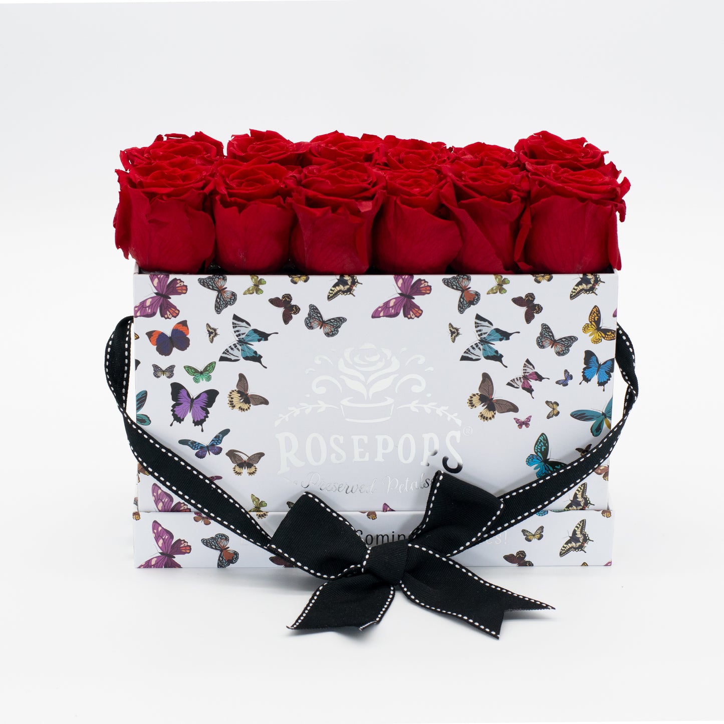 12 Roses Rectangle - Butterfly
