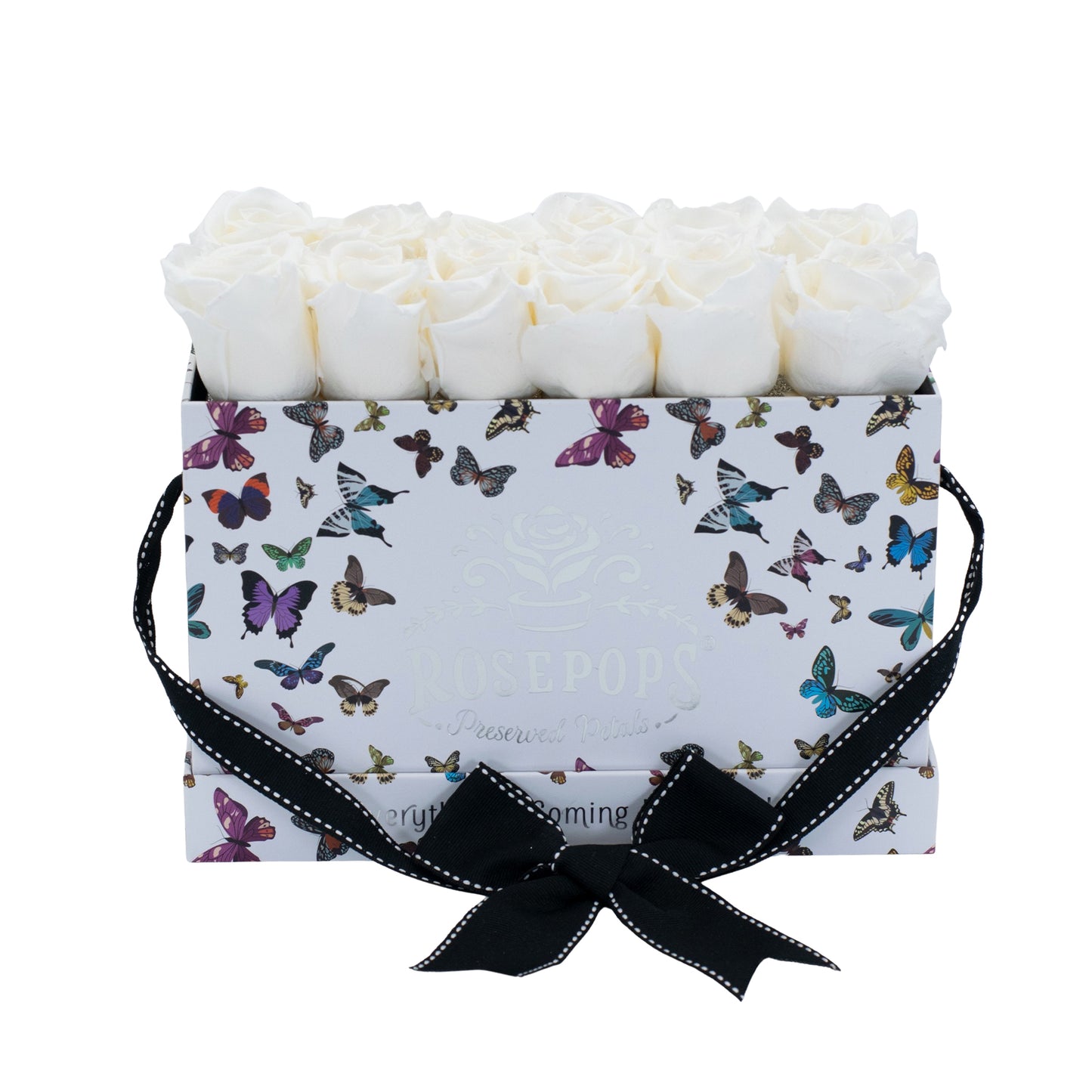 12 Roses Rectangle - Butterfly