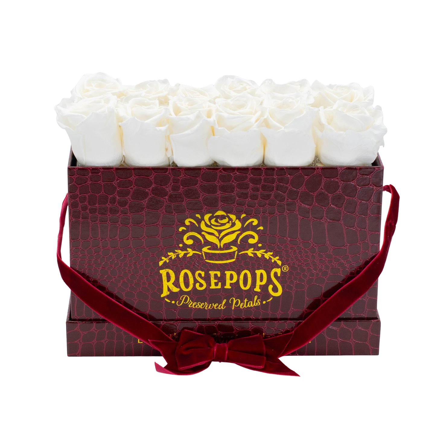 12 Roses Rectangle - Crimson