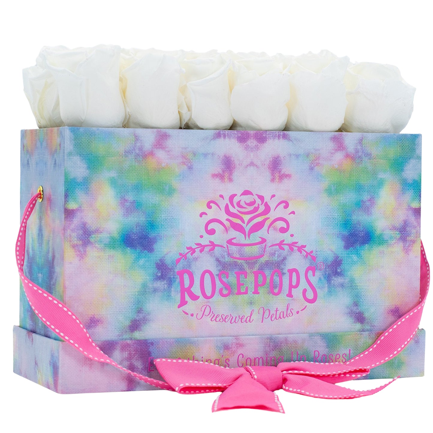 12 Roses Rectangle - Tie Dye