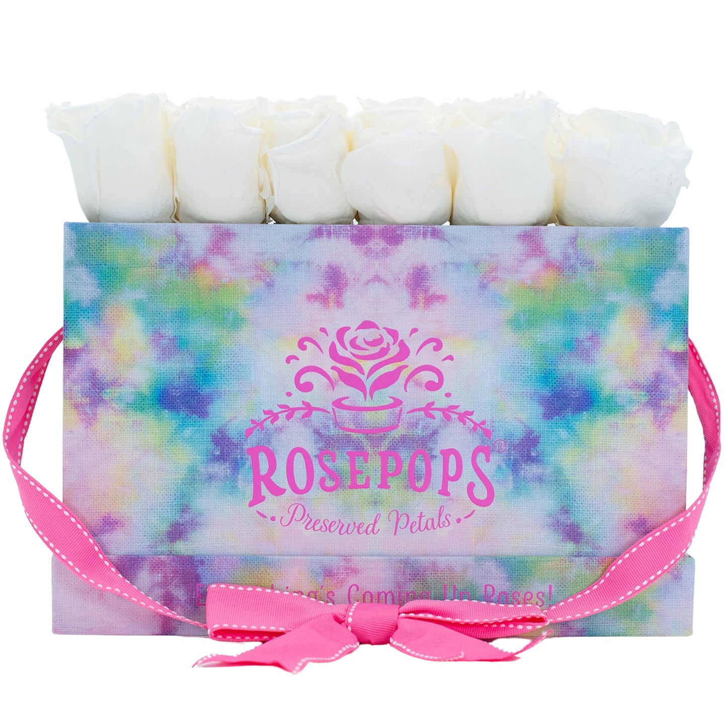 12 Roses Rectangle - Tie Dye