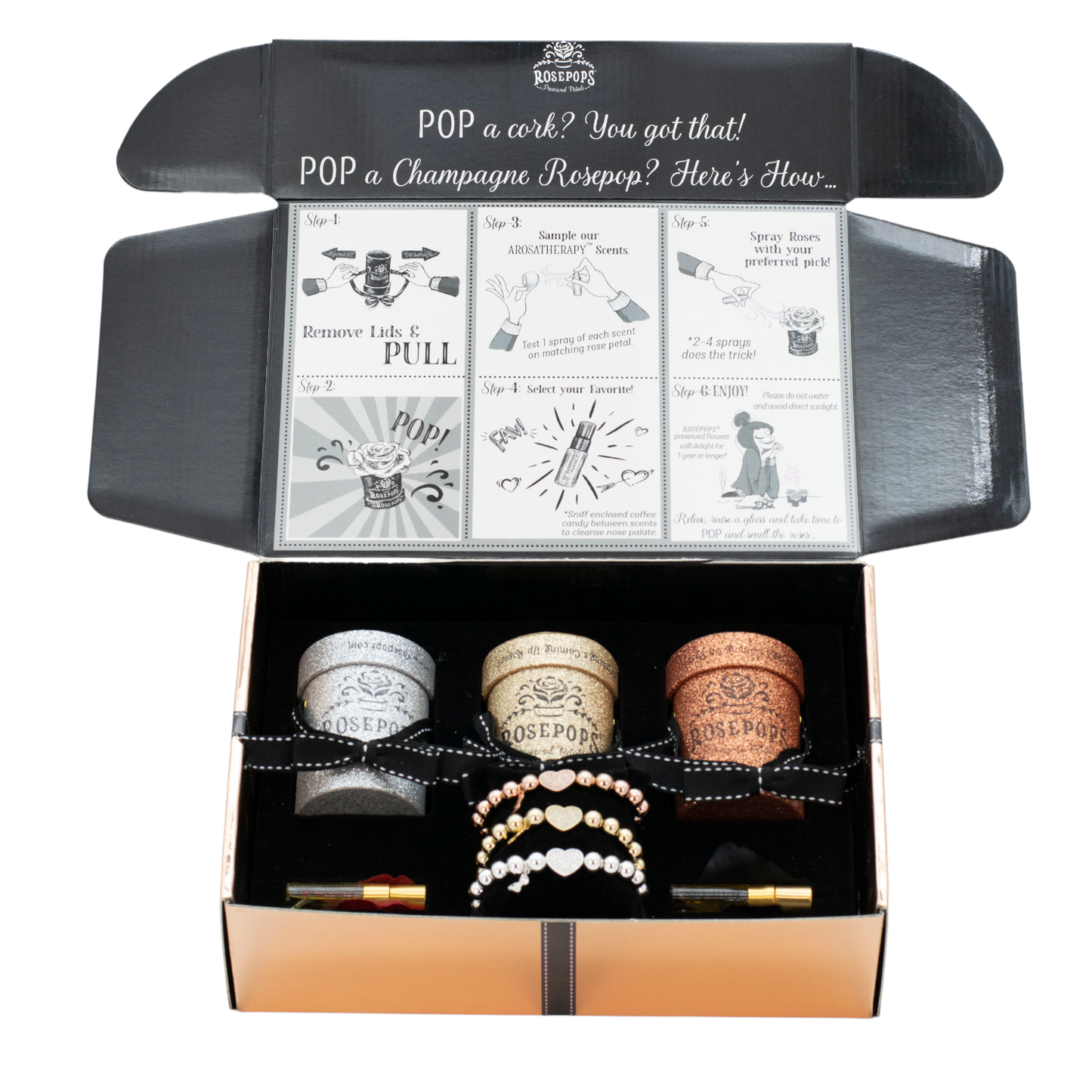 Flight of Golds Champagne POPs Deluxe