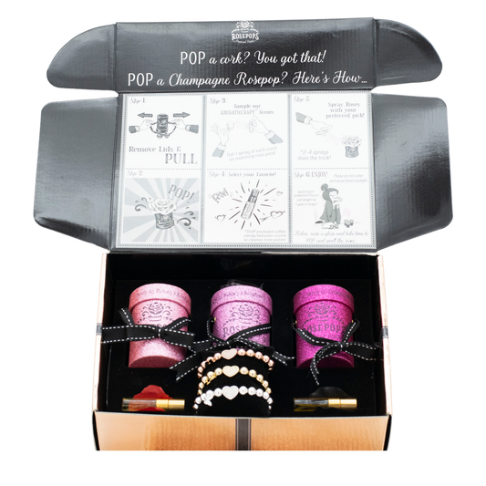 Flight of Rosés Champagne POPs Deluxe