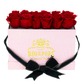 Pink Monogrammed Keeper by the Dozen - 12 Red Roses