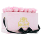 Pink Monogrammed Pop of the Line - 18 Cotton Candy Roses