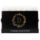 Black Monogrammed Keeper by the Dozen- 12 True White Roses