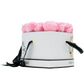 White Monogrammed Lucky 13 - Cotton Candy Roses