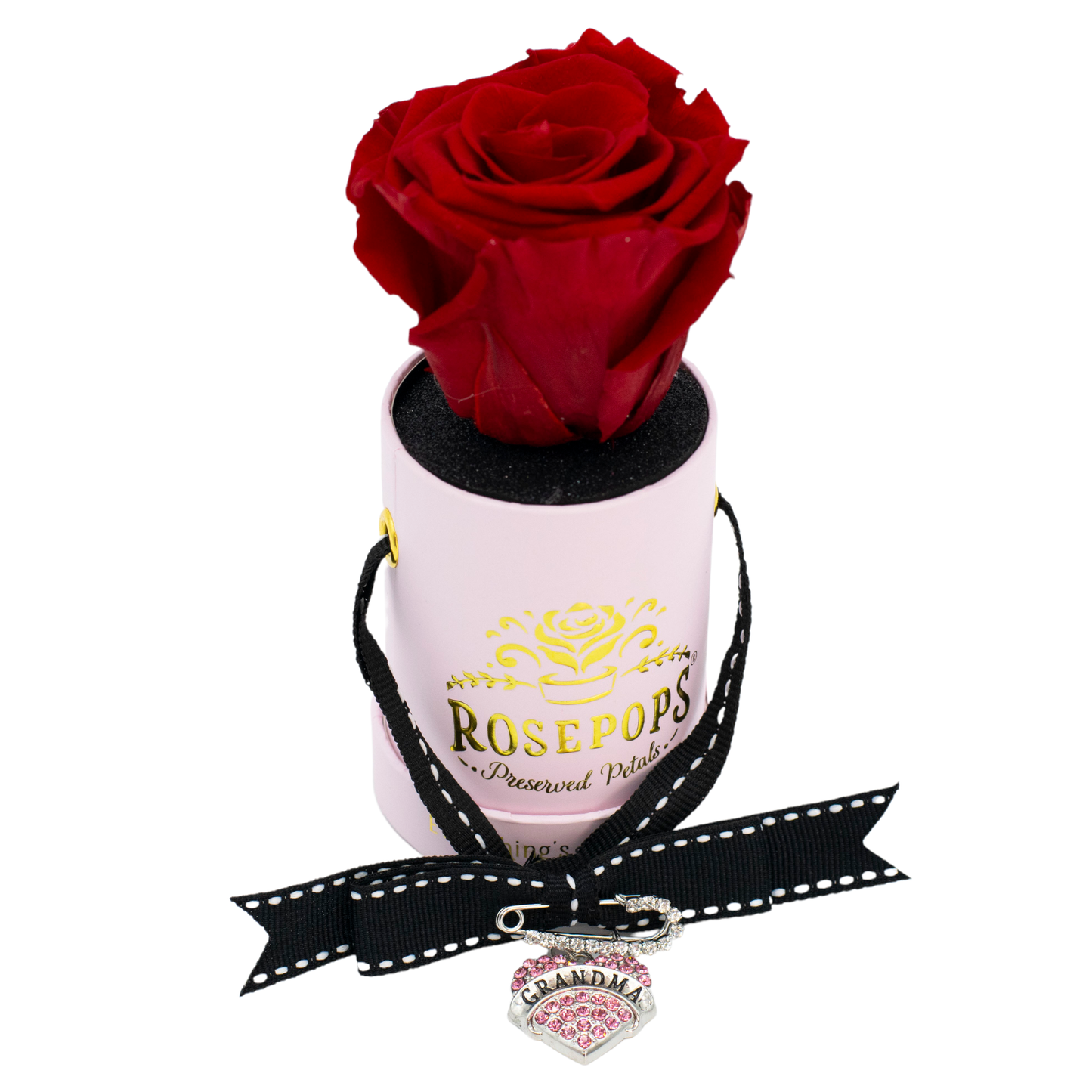 Happy Day (Mom/Grandma) - Single Red Rose