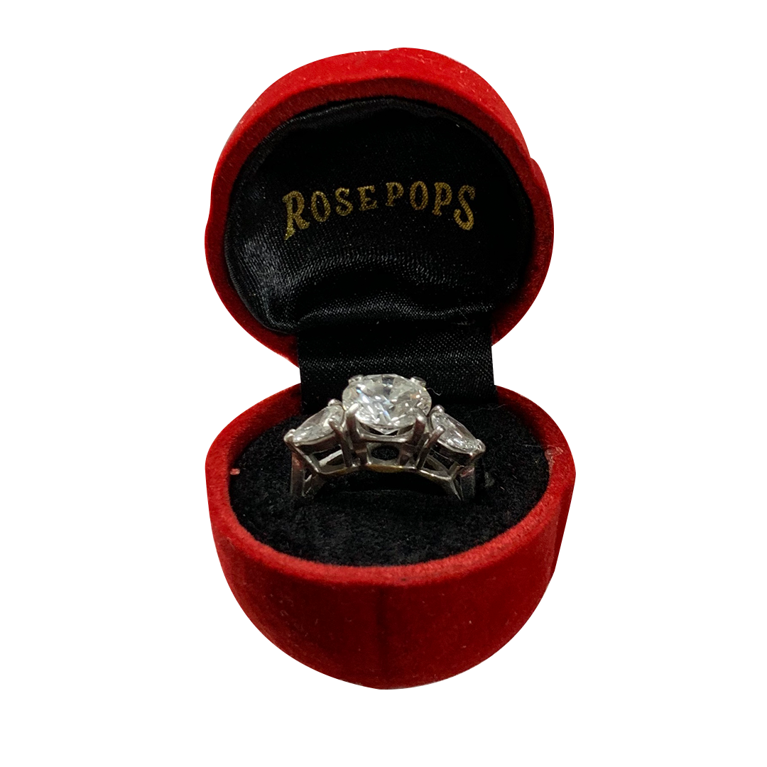 POP the Question Ring Box - 12 Red Roses