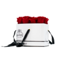 White Monogrammed Lucky 13 - Cherry Roses