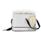 White Monogrammed Lucky 13 - Marshmallow Fluff Roses