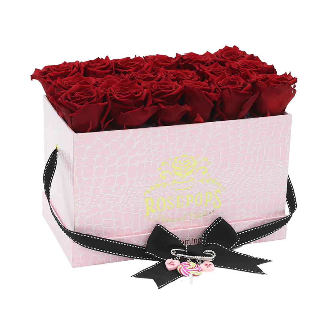 Swoon Full of Sugar - 18 Cherry Crush Red Roses