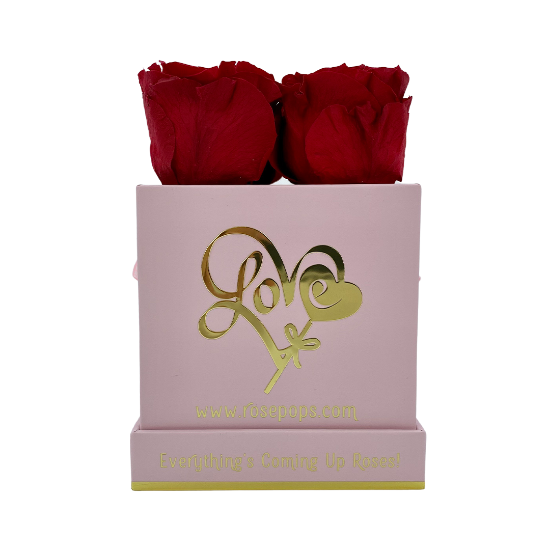Four my Love - 4 Red Roses
