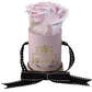 1 Rose Round - Pink with Gold