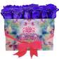 12 Roses Rectangle - Tie Dye