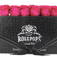 18 Roses Rectangle - Black Croc