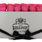 18 Roses Rectangle - White Croc