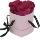3 Roses Heart- Pink Croc