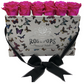 6 Roses Rectangle - Butterfly