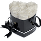 6 Roses Heart- Black Lacquer