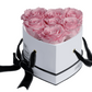 6 Roses Heart- White Lacquer
