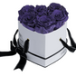 6 Roses Heart- White Lacquer