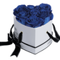 6 Roses Heart- White Lacquer