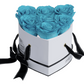 6 Roses Heart- White Lacquer