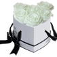 6 Roses Heart- White Lacquer