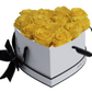 13 Roses Heart- White Lacquer