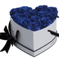 13 Roses Heart- White Lacquer