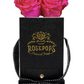 4 Roses Square with Drawer - Black Diamonds