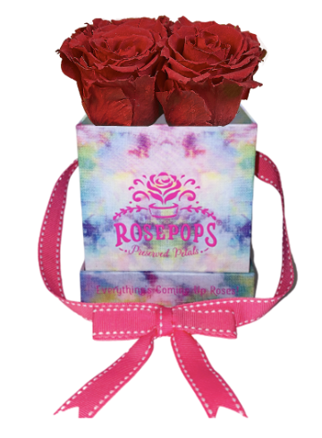 4 Roses Square - Tie Dye